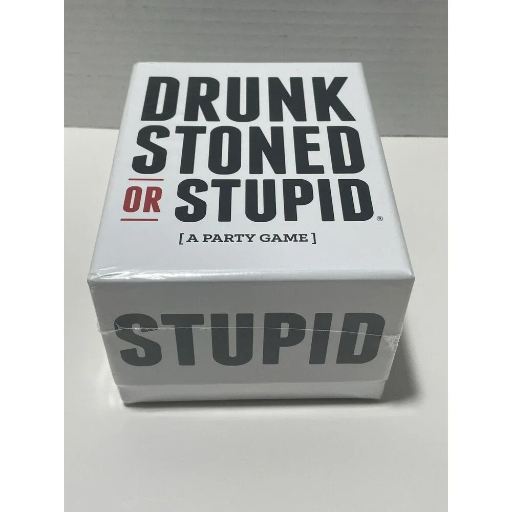 Drunk Stoned or Stupid [A Party Game] - Adult Game. Sealed, New